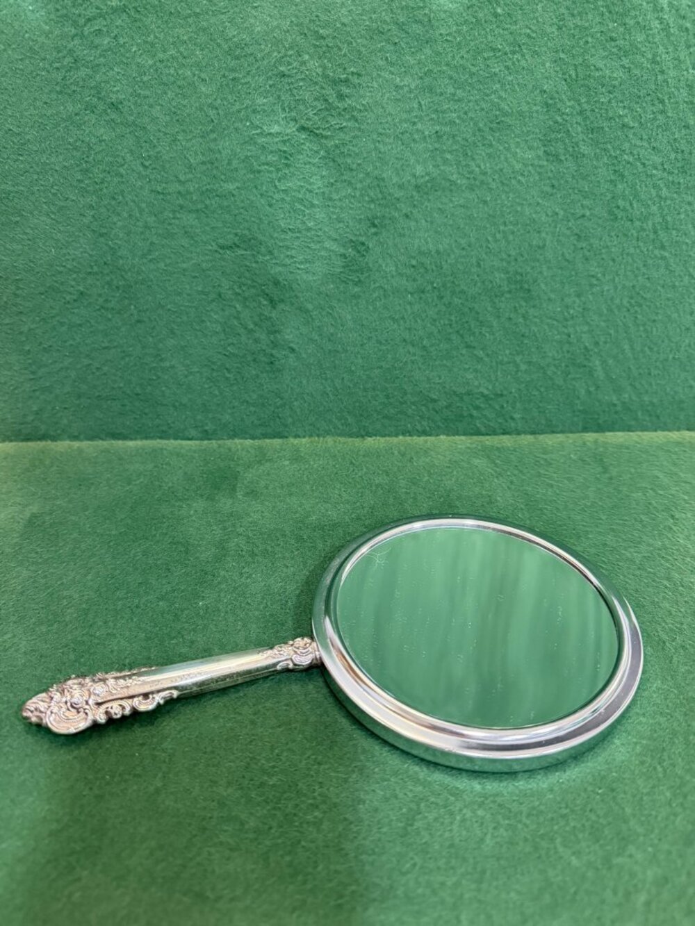 Wallace Grande Baroque 5” Handheld Vanity Mirror & Original box